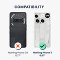 TPU Case with Camera Protection for Nothing Phone 3 in Matte Black