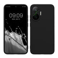 kwmobile Handyhülle kompatibel mit Xiaomi Poco F7 Hülle - Handy Case aus weichem Silikon in Schwarz matt Schwarz matt  