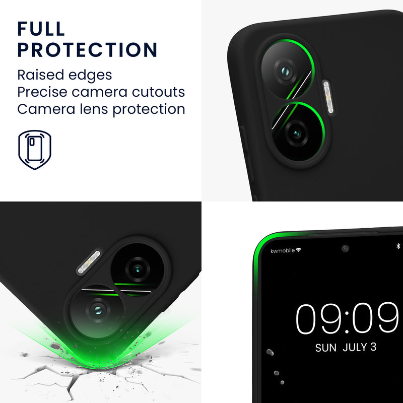 kwmobile Phone Case for Xiaomi Poco F7 Case - Soft Mobile Phone Silicone Case - Protective Cover