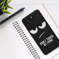 kwmobile Case Compatible with Xiaomi 13T / 13T Pro - Silicone Phone Cover - Don't touch my Phone