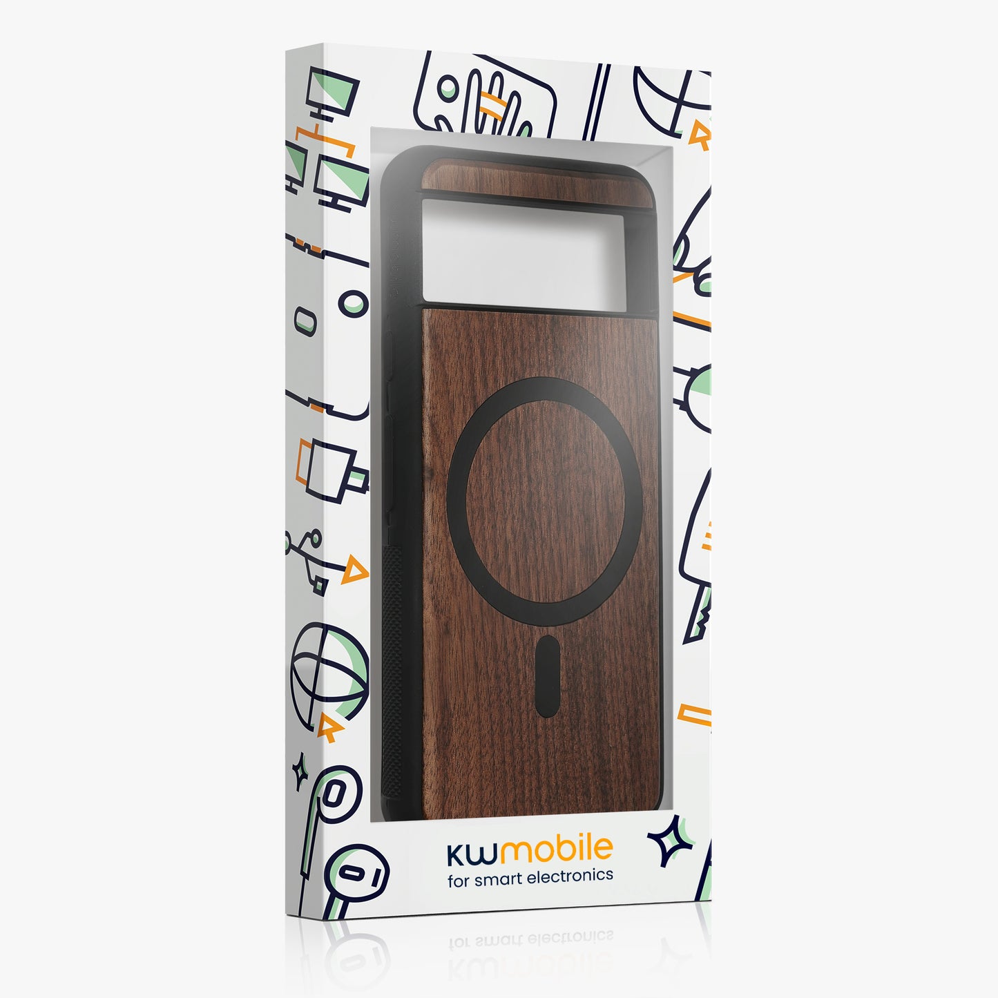 kwmobile Case for Google Pixel 8 Phone Cover - TPU - Compatible with MagSafe - Case