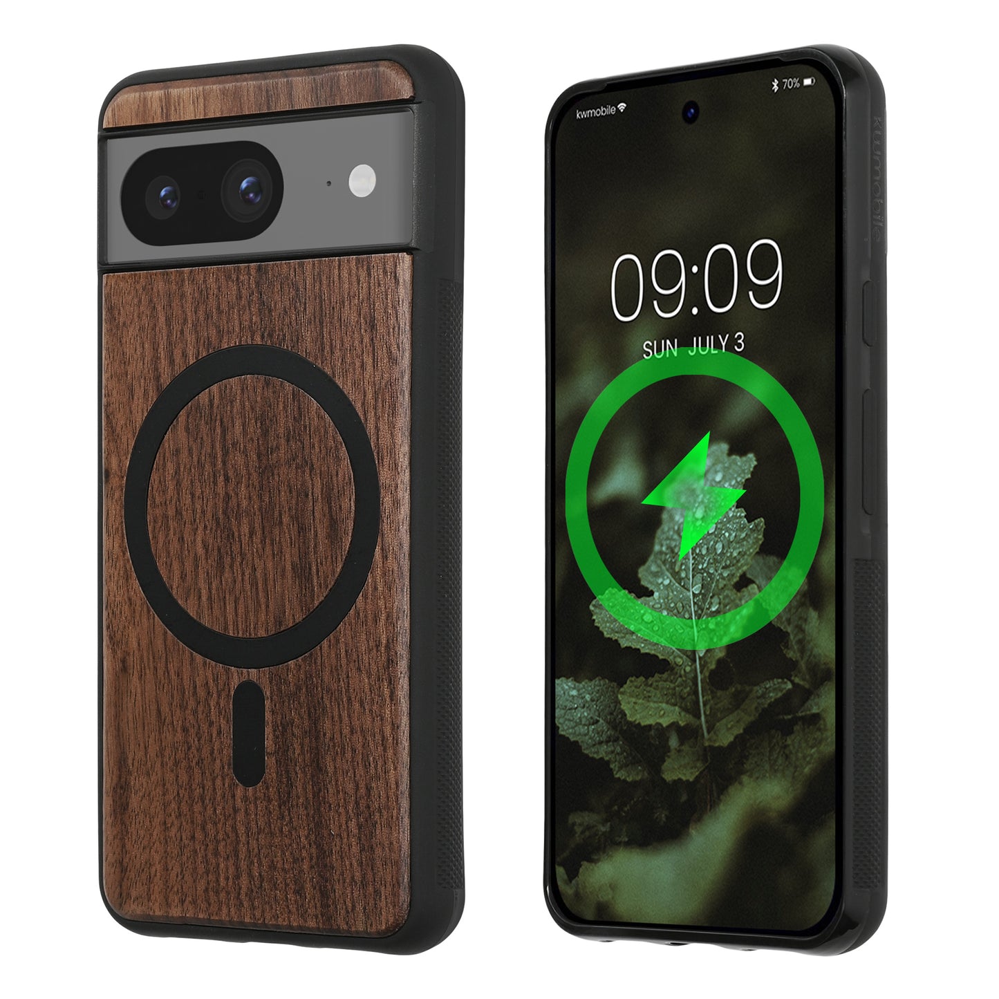 kwmobile Case for Google Pixel 8 Phone Cover - TPU - Compatible with MagSafe - Case