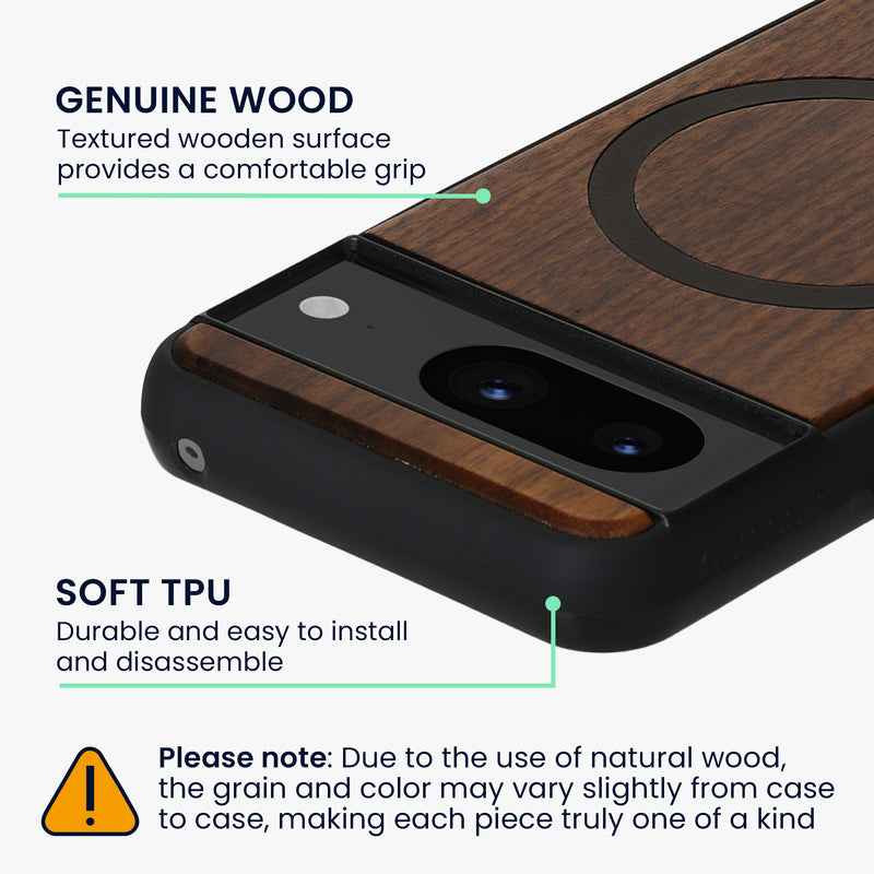 kwmobile Case for Google Pixel 8 Phone Cover - TPU - Compatible with MagSafe - Case