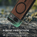 kwmobile Case for Google Pixel 8a Phone Case - TPU Cover - Compatible with MagSafe - Case