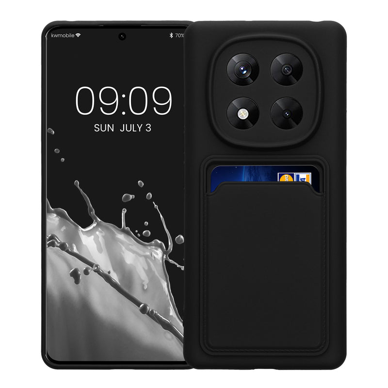 kwmobile Phone Case compatible with Xiaomi Redmi Note 14 Pro 5G / Redmi Note 14 Pro Plus 5G / Poco X7 Case - Phone Cover with Card Slot