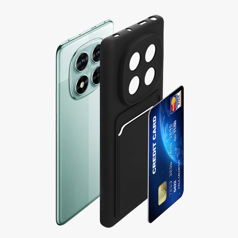 kwmobile Phone Case compatible with Xiaomi Redmi Note 14 Pro 5G / Redmi Note 14 Pro Plus 5G / Poco X7 Case - Phone Cover with Card Slot