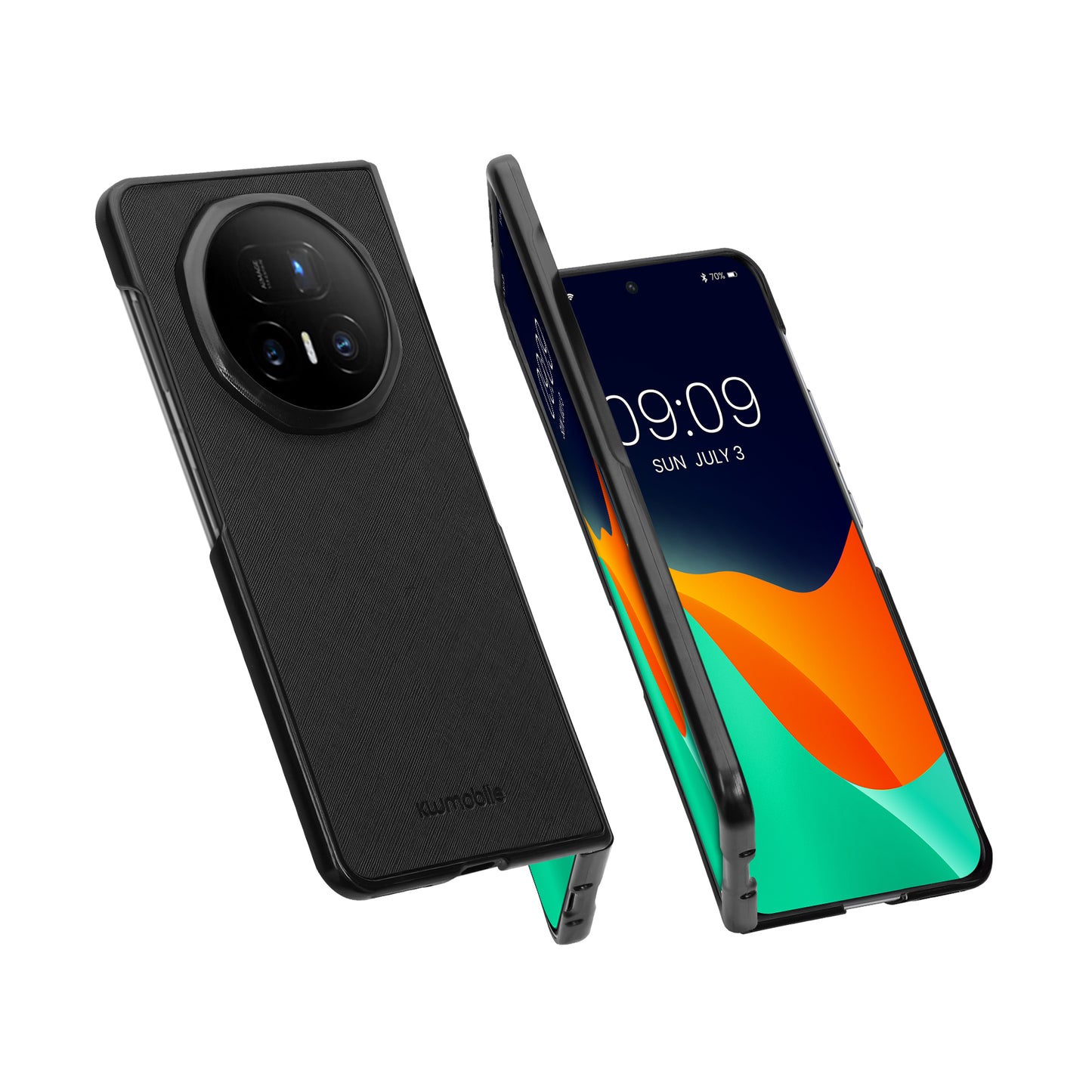 kwmobile Flip Hard Case Compatible with HONOR Magic V5 - Case for Foldable Phone - Phone Cover