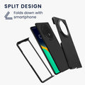 kwmobile Flip Hard Case Compatible with HONOR Magic V5 - Case for Foldable Phone - Phone Cover