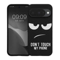 kwmobile Case Compatible with Google Pixel 10 - Silicone Phone Cover - Don't touch my Phone