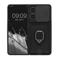 Phone case with camera protection and card slot