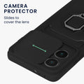 Phone case with camera protection and card slot