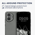 kwmobile Phone Case compatible with HONOR 400 - Soft Silicone Case metallic shimmering