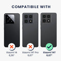 kwmobile Card Holder Case compatible with Xiaomi 14T Soft Case Protective Cover