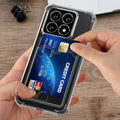 kwmobile Case with Card Holder compatible with Xiaomi 14T Pro - Soft Case - Protective Cover