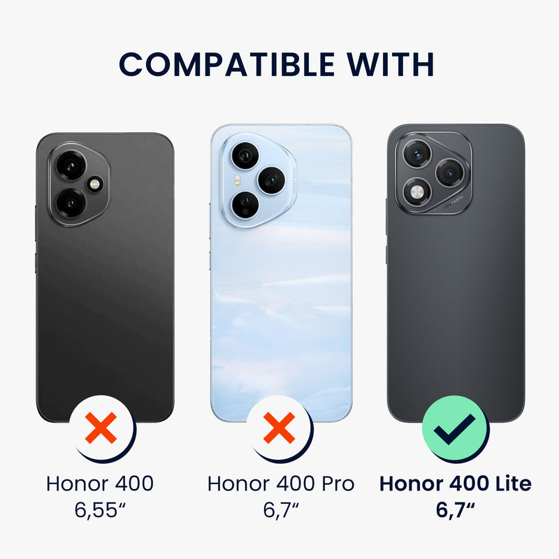 kwmobile Case with Card Slot compatible with HONOR 400 Lite - Phone Case with Card Holder - Soft Case - Protective Cover