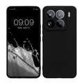 kwmobile Handyhülle kompatibel mit Xiaomi 15 Pro Hülle - Handy Case aus weichem Silikon in Schwarz matt Schwarz matt  