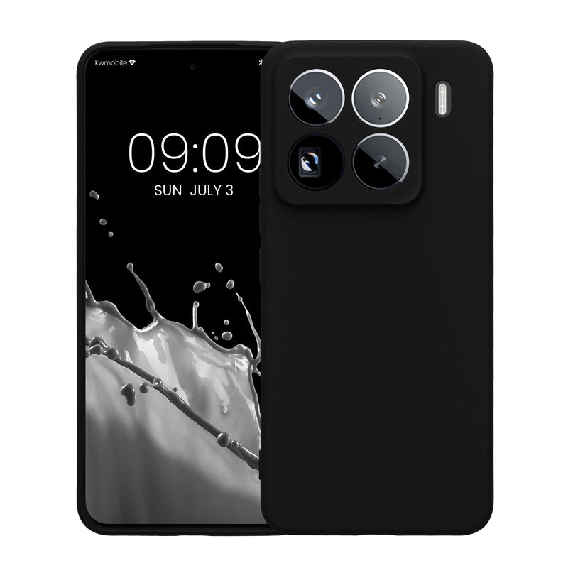 kwmobile Phone Case for Xiaomi 15 Pro - Soft Silicone Phone Case - Protective Cover