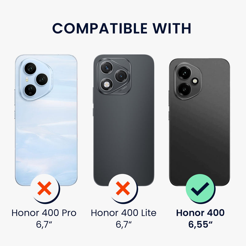 kwmobile Card Holder Case compatible with HONOR 400 - Phone Case with Card Slot - Soft Case - Protective Cover
