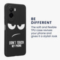 kwmobile Case Compatible with Xiaomi Poco M7 4G - Silicone Phone Cover - Don't touch my Phone