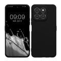 kwmobile Handyhülle kompatibel mit HONOR X6C Hülle - Handy Case aus weichem Silikon in Schwarz matt Schwarz matt  