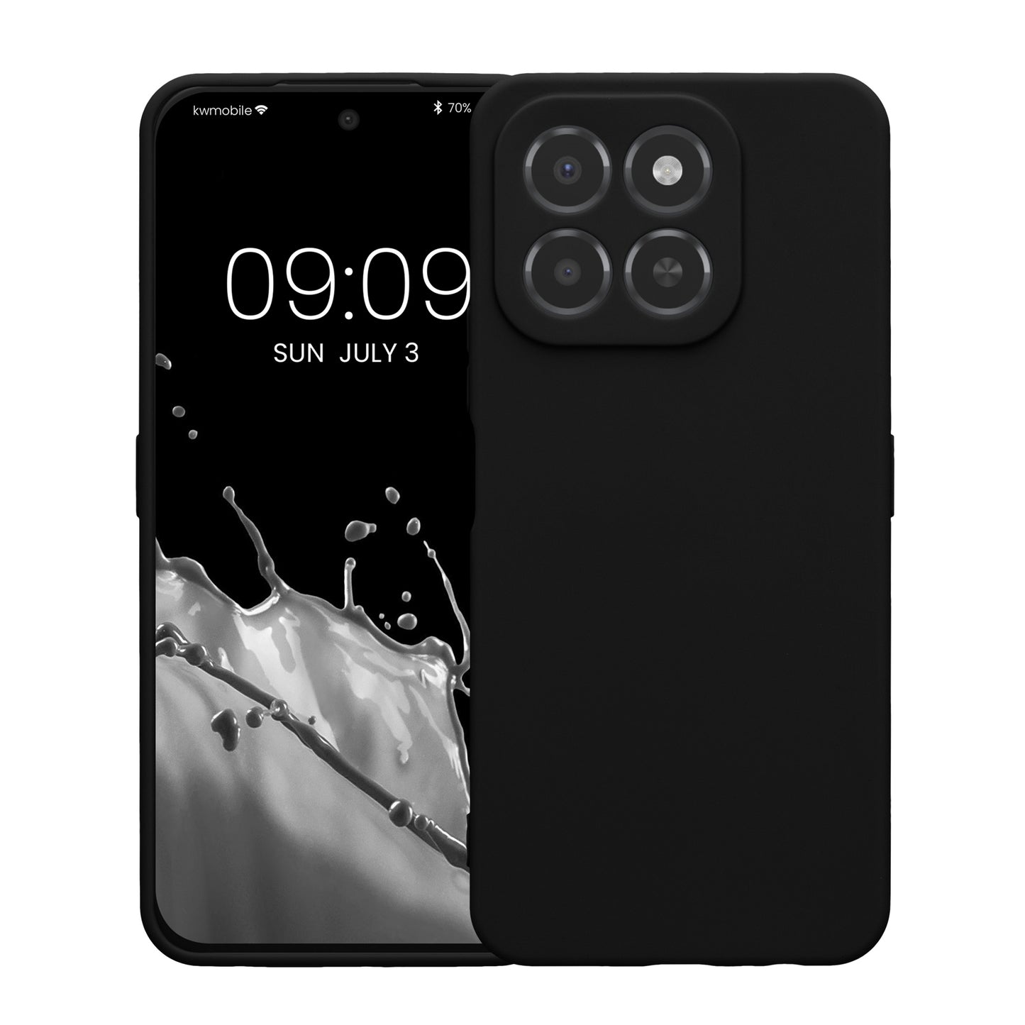 kwmobile Phone Case for HONOR X6C - Soft Silicone Phone Cover - Protective Case