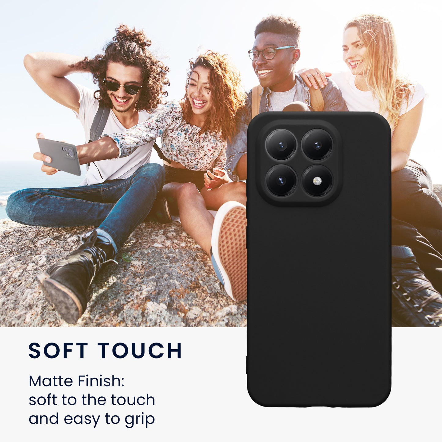 kwmobile Phone Case for Xiaomi 15T - Soft Silicone Case - Protective Cover