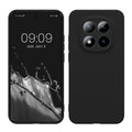 kwmobile Handyhülle kompatibel mit Xiaomi Redmi Note 15 Pro 5G Hülle - Handy Case aus weichem Silikon in Schwarz matt Schwarz matt  
