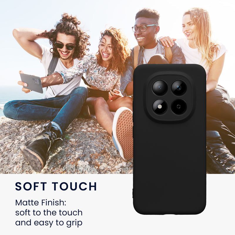 kwmobile Phone Case for Xiaomi Redmi Note 15 Pro+ 5G / Poco M8 Pro 5G - Soft Silicone Phone Case - Protective Cover