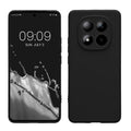 kwmobile Handyhülle kompatibel mit Xiaomi Redmi Note 15 4G / Redmi Note 15 5G / Poco M8 5G Hülle - Handy Case aus weichem Silikon in Schwarz matt Schwarz matt  