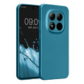 kwmobile Handyhülle kompatibel mit Xiaomi Redmi Note 15 Pro 5G Hülle - weiche Silikon Case metallisch schimmernd in Metallic Karibikblau Metallic Karibikblau  