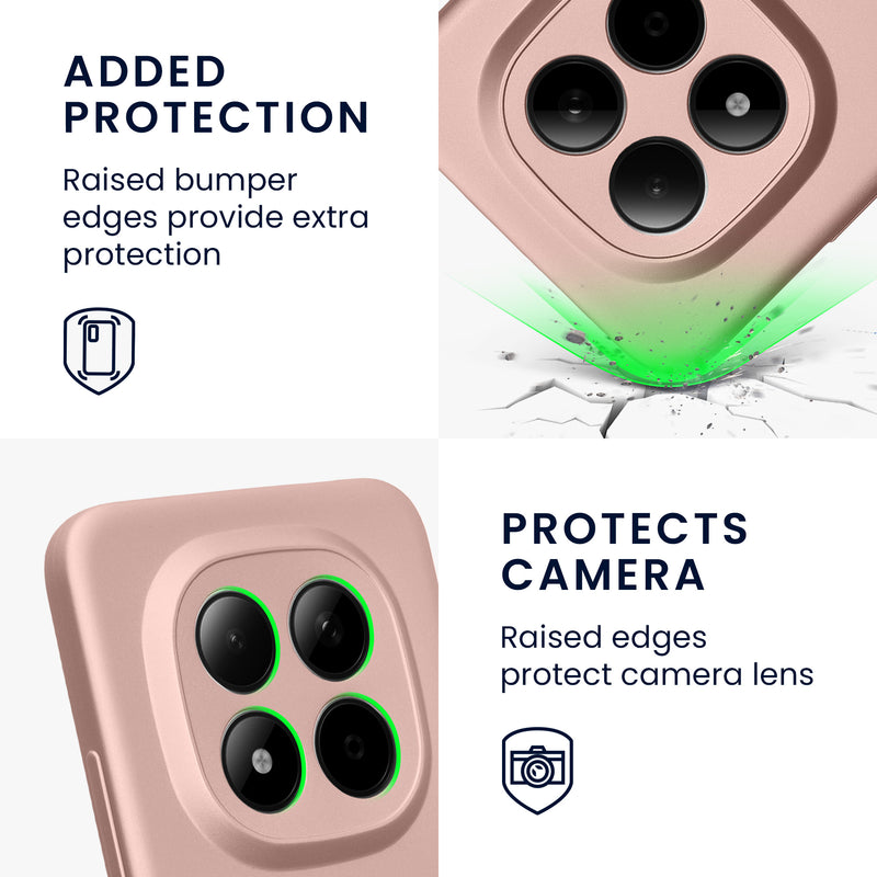 kwmobile Phone Case for Xiaomi Redmi Note 15 Pro+ 5G / Poco M8 Pro 5G - Soft Silicone Case - Protective Cover