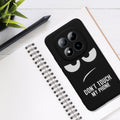 kwmobile Case Compatible with Xiaomi Redmi Note 15 Pro+ 5G / Poco M8 Pro 5G - Silicone Phone Cover - Don't touch my Phone