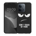 kwmobile Case Compatible with Xiaomi Redmi 15C / Poco C85 - Silicone Phone Case - Don't touch my Phone