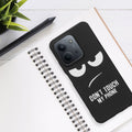 kwmobile Case Compatible with Xiaomi Redmi 15C / Poco C85 - Silicone Phone Case - Don't touch my Phone