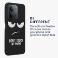 kwmobile Case Compatible with Xiaomi Redmi 15C / Poco C85 - Silicone Phone Case - Don't touch my Phone