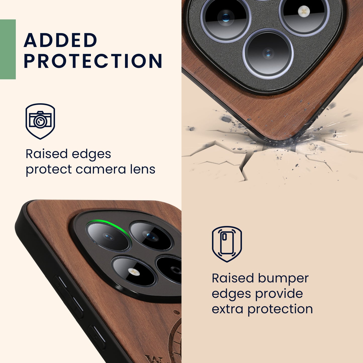 kwmobile Case Compatible with Xiaomi Redmi Note 15 Pro+ 5G / Poco M8 Pro 5G Case - Phone Cover - TPU Phone Case Compass Vintage