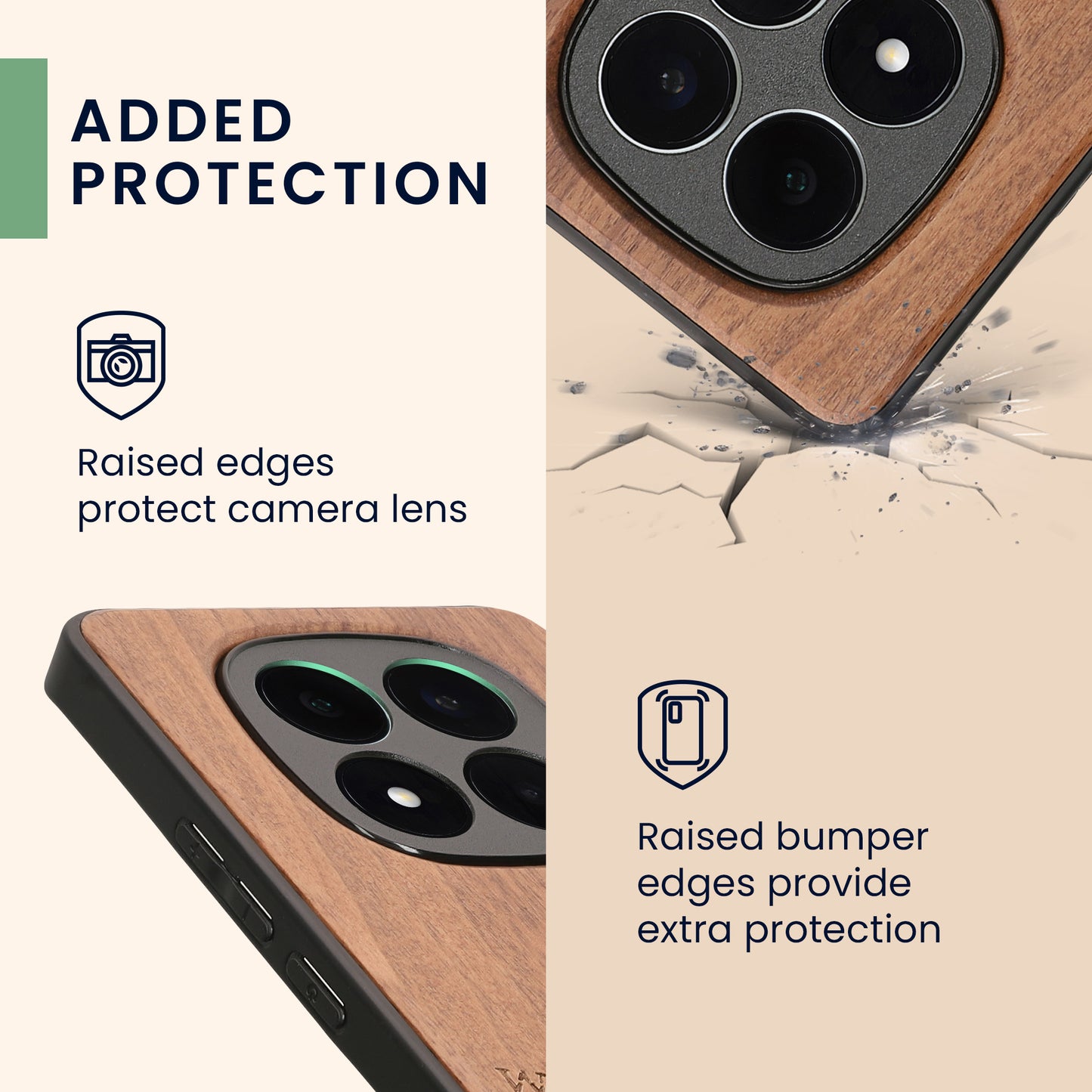 kwmobile Case Compatible with Xiaomi Redmi Note 15 4G / Redmi Note 15 5G / Poco M8 5G Case - Phone Cover - TPU Phone Case Compass Vintage