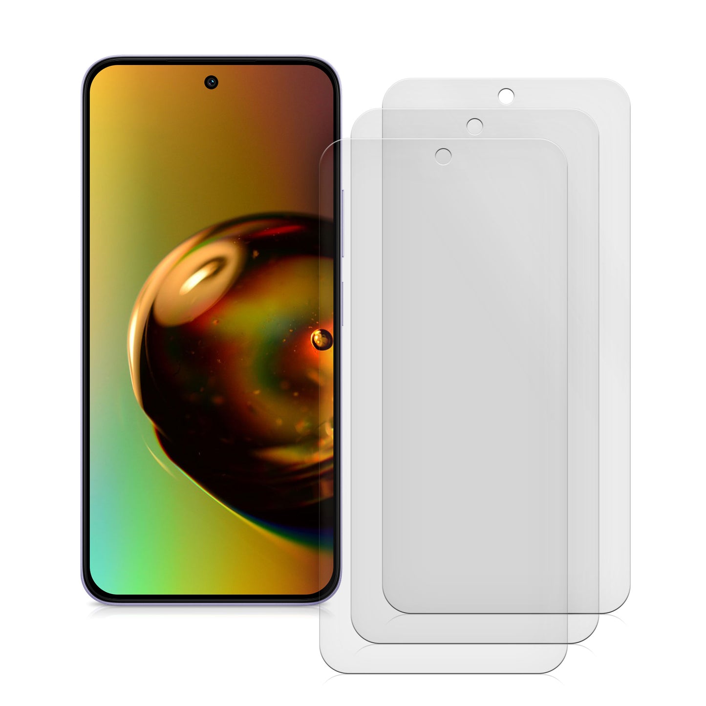 3x Matte Screen Protector compatible with Xiaomi Redmi Note 15 Pro 5G