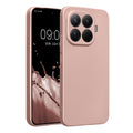 kwmobile Handyhülle kompatibel mit Xiaomi 15T Pro Hülle - weiche Silikon Case metallisch schimmernd in Metallic Rosegold Metallic Rosegold  