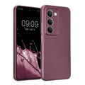 kwmobile Handyhülle kompatibel mit Xiaomi Redmi 15 5G Hülle - weiche Silikon Case metallisch schimmernd in Metallic Lavendel Metallic Lavendel  