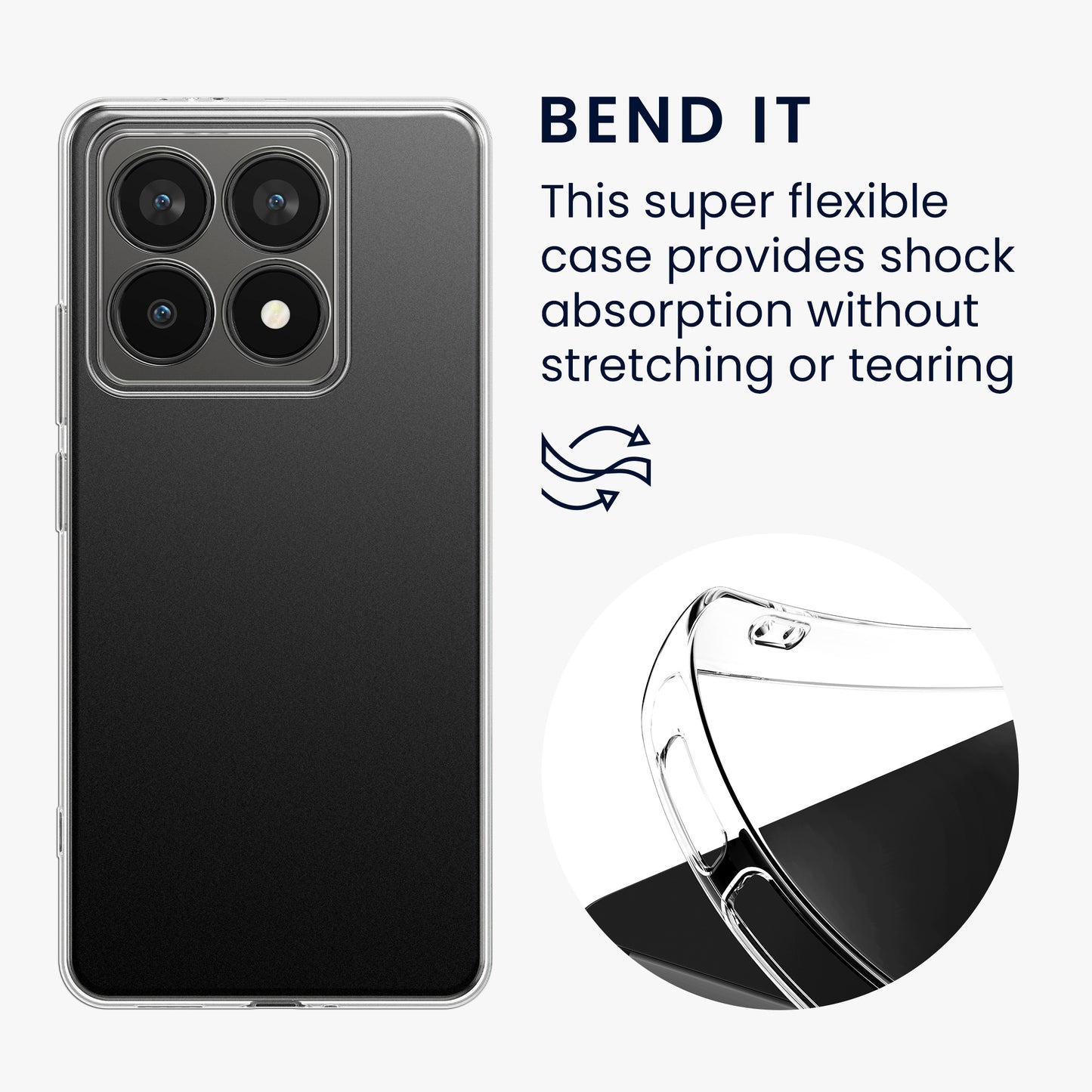 kwmobile Case compatible with Xiaomi 14T Phone Case