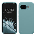 kwmobile Hülle kompatibel mit Google Pixel 10a Hülle - Silikon Handy Case - Handyhülle weiche Oberfläche - kabelloses Laden - Arctic Night Arctic Night  