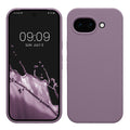 kwmobile Hülle kompatibel mit Google Pixel 10a Hülle - Silikon Handy Case - Handyhülle weiche Oberfläche - kabelloses Laden - Helle Iris Helle Iris  