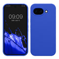 kwmobile Hülle kompatibel mit Google Pixel 10a Hülle - Silikon Handy Case - Handyhülle weiche Oberfläche - kabelloses Laden - Baltik Blau Baltik Blau  