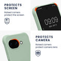 kwmobile Necklace Case compatible with Google Pixel 10a Cover - Case with Lanyard - Silicone Protective Cover