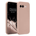 kwmobile Handyhülle kompatibel mit Google Pixel 10a Hülle - weiche Silikon Case metallisch schimmernd in Metallic Rosegold Metallic Rosegold  