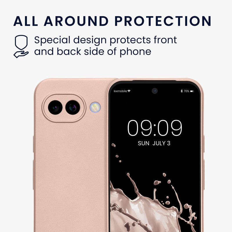 kwmobile Phone Case for Google Pixel 10a Case Soft Silicone Cover Protective Case