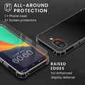 kwmobile Case Compatible with Google Pixel 10a - Phone Cover with 2x Glass Screen Protector