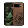 kwmobile Case Compatible with Google Pixel 10a - Case - Phone Cover - TPU Phone Case Compass Vintage