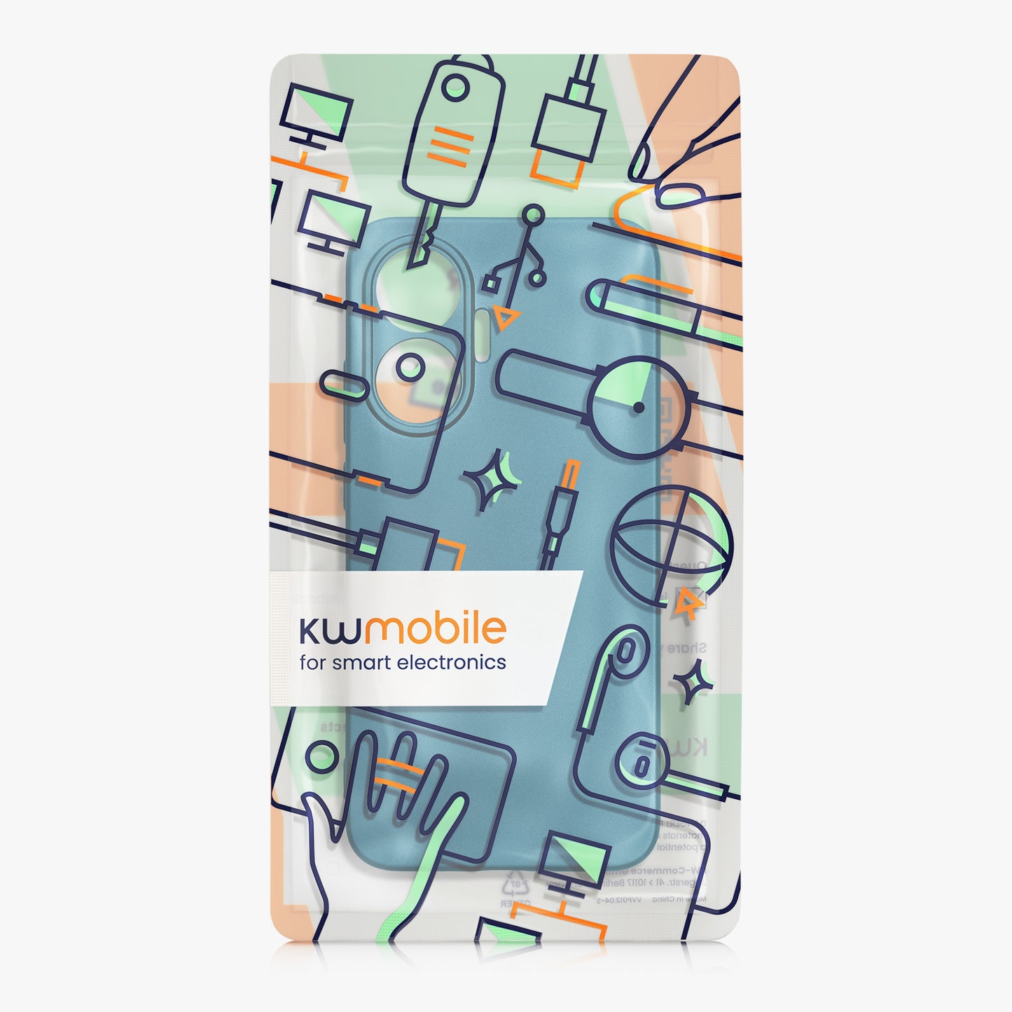 kwmobile Case for Xiaomi Poco F7 - Soft Silicone Cover Protective Case
